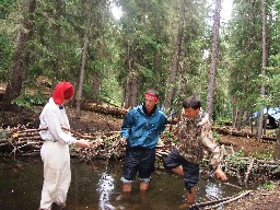 Trapping Demonstration at Clear Creek